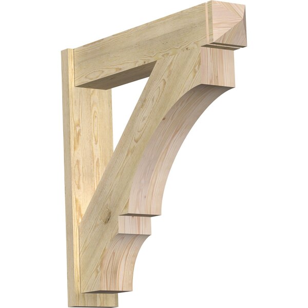 Ekena Millwork Balboa Arts & Crafts Rough Sawn Outlooker, Douglas Fir, 8"W x 40"D x 40"H OUT08X40X40BOA03RDF - main